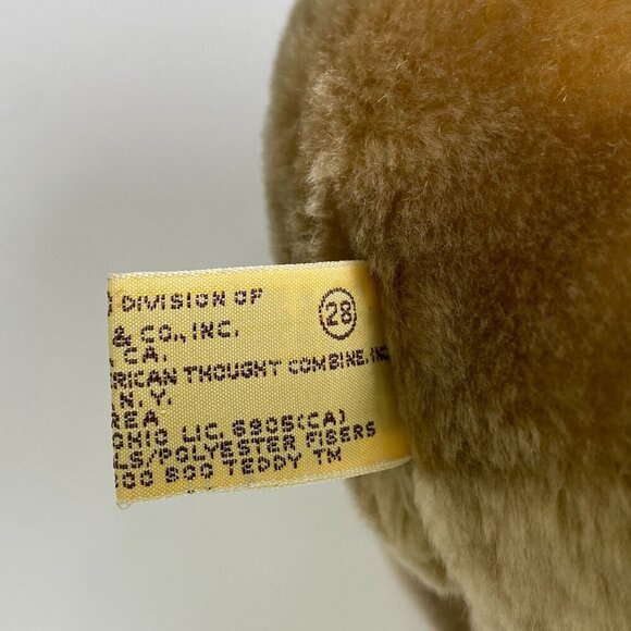 Vintage 1982 Applause Boo Boo Teddy Bear Plush Stuffed Animal Toy - Picture 6 of 7